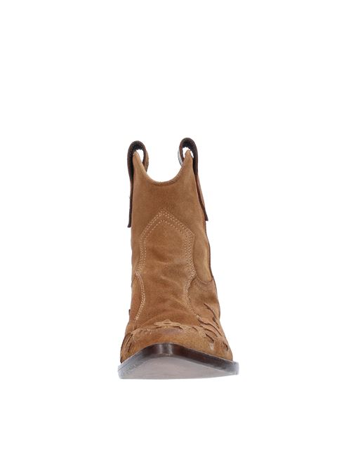 Stivaletti texani in camoscio LEMARE' | 1990MARRONE SIGARO